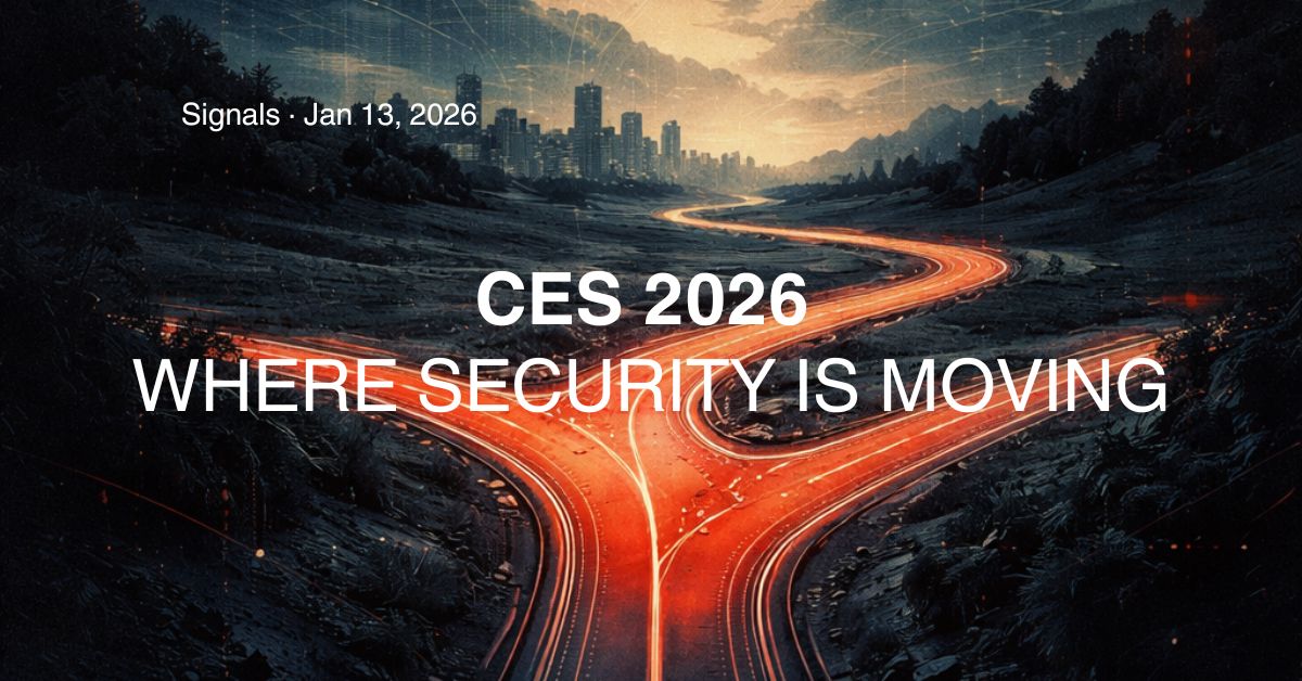 CES 2026 - Where Security is Moving