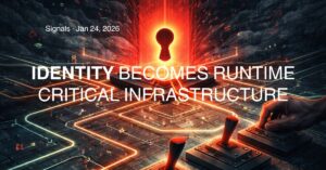 Identity becomes runtime critical infrastructure