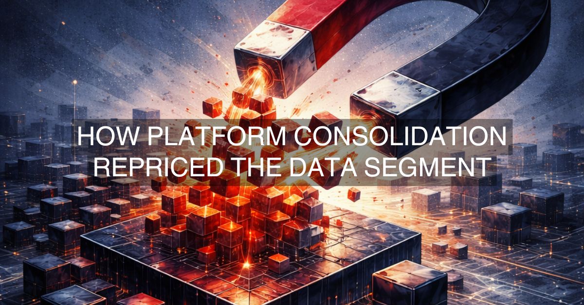 How Platform Consolidation Repriced the Data Segment